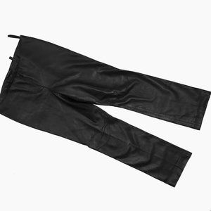 Mint Donna Karan Couture Leather Pants! 10 Black Made in Italy  Beautiful & Soft